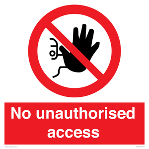 No unauthorised access